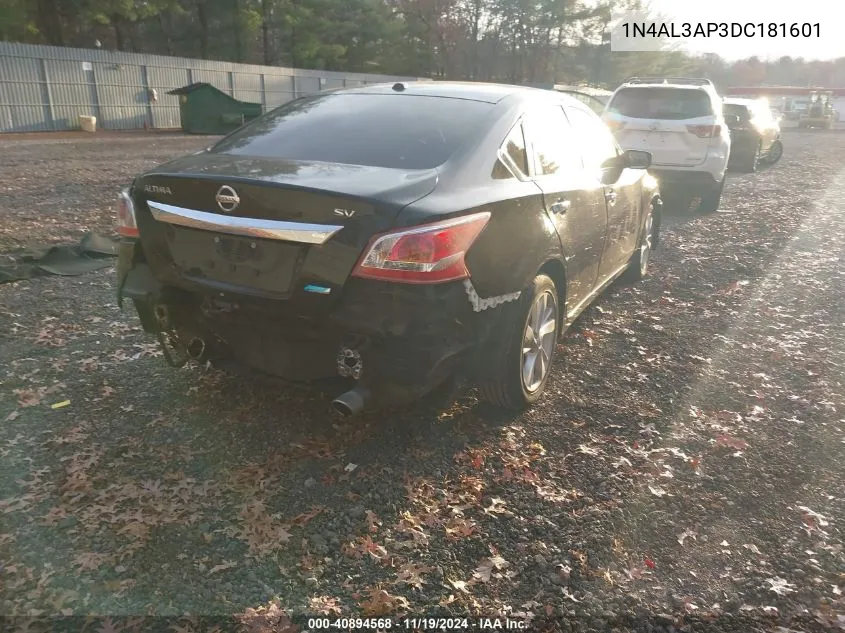 2013 Nissan Altima 2.5 Sv VIN: 1N4AL3AP3DC181601 Lot: 40894568