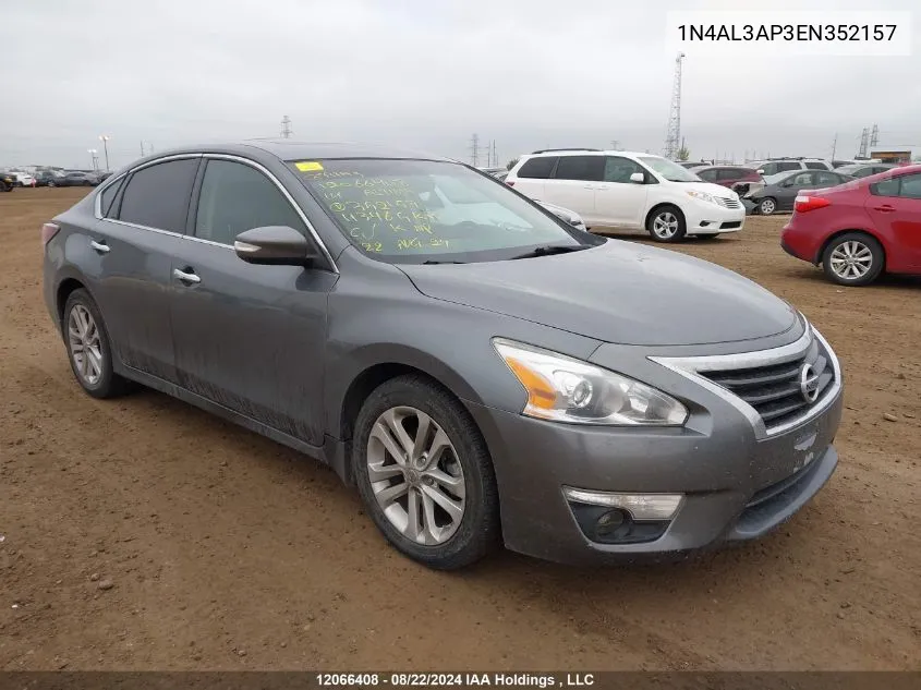 2014 Nissan Altima VIN: 1N4AL3AP3EN352157 Lot: 12066408