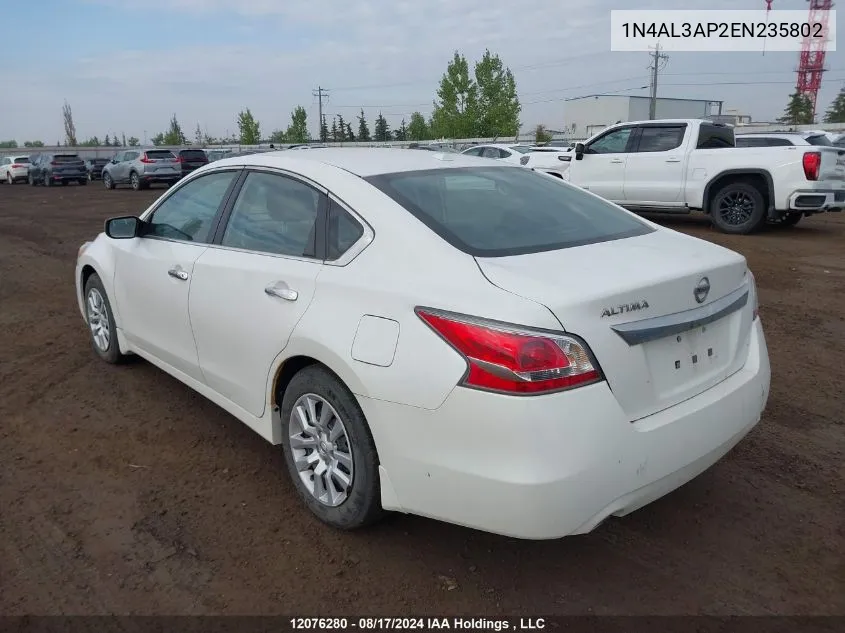 1N4AL3AP2EN235802 2014 Nissan Altima