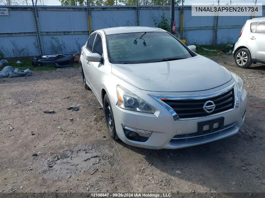 2014 Nissan Altima 2.5/S/Sv/Sl VIN: 1N4AL3AP9EN261734 Lot: 12108847