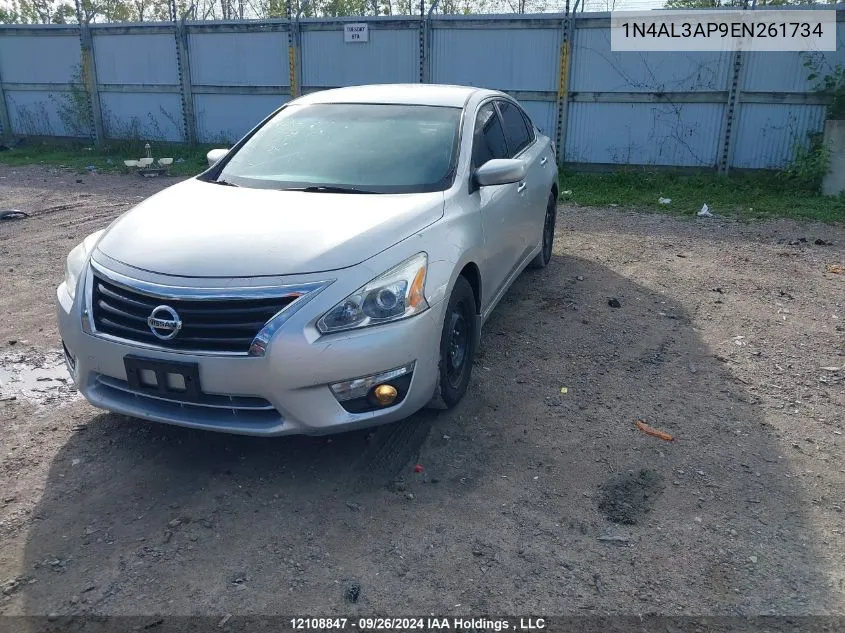 2014 Nissan Altima 2.5/S/Sv/Sl VIN: 1N4AL3AP9EN261734 Lot: 12108847