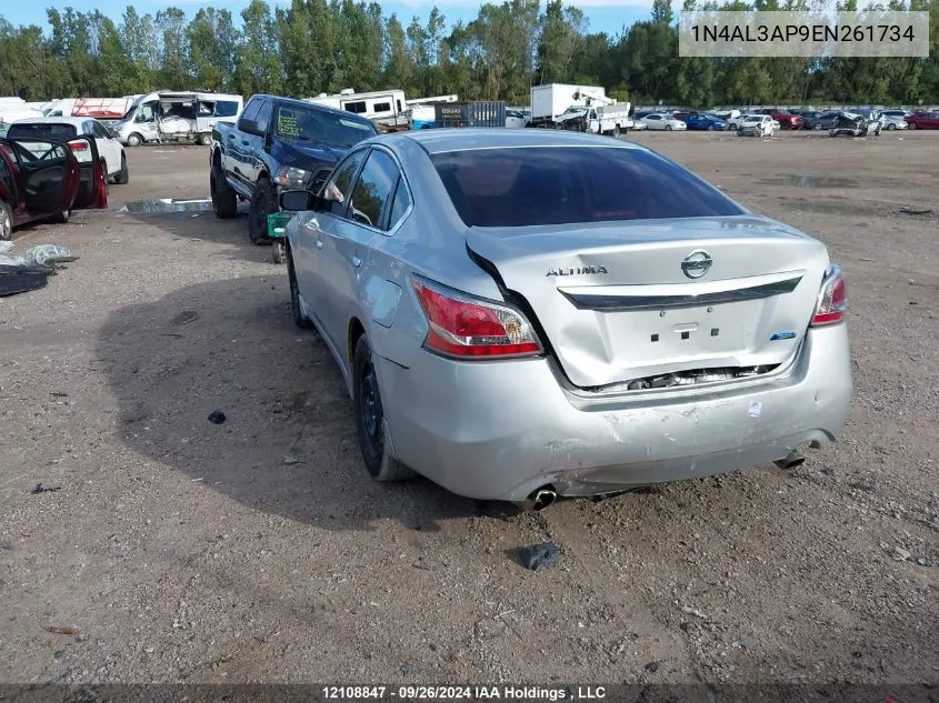 2014 Nissan Altima 2.5/S/Sv/Sl VIN: 1N4AL3AP9EN261734 Lot: 12108847