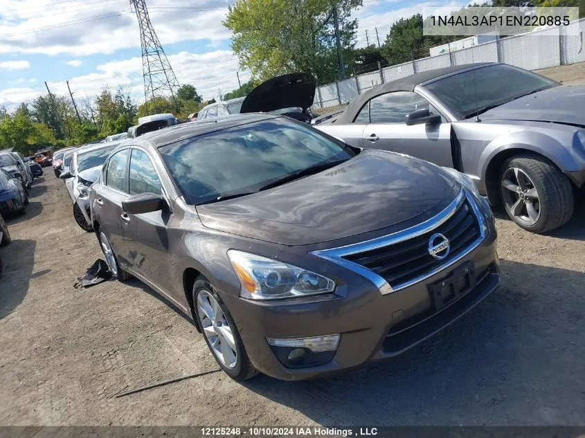 2014 Nissan Altima VIN: 1N4AL3AP1EN220885 Lot: 12125248