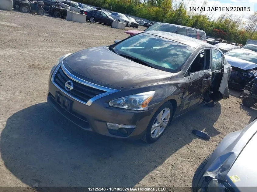 2014 Nissan Altima VIN: 1N4AL3AP1EN220885 Lot: 12125248