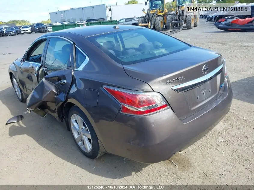 2014 Nissan Altima VIN: 1N4AL3AP1EN220885 Lot: 12125248