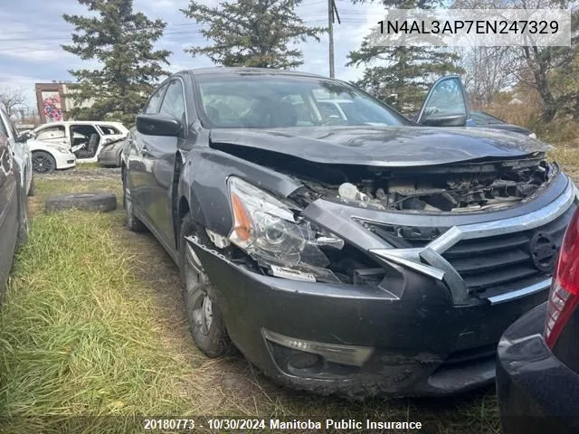 2014 Nissan Altima 2.5 Sv VIN: 1N4AL3AP7EN247329 Lot: 20180773