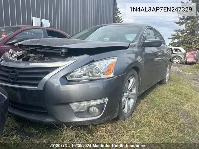 2014 Nissan Altima 2.5 Sv VIN: 1N4AL3AP7EN247329 Lot: 20180773