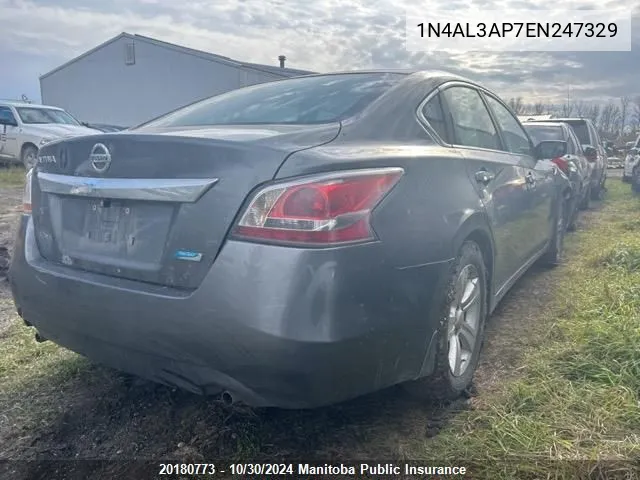 2014 Nissan Altima 2.5 Sv VIN: 1N4AL3AP7EN247329 Lot: 20180773