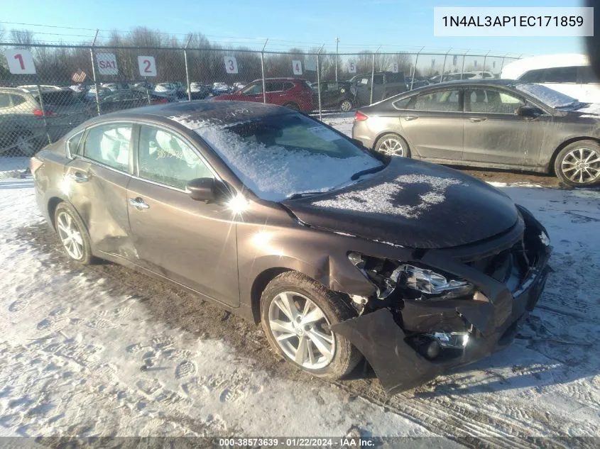 2014 Nissan Altima 2.5 Sl VIN: 1N4AL3AP1EC171859 Lot: 38573639