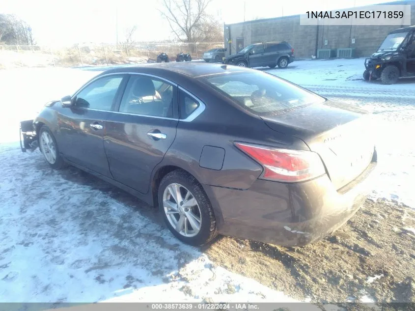 2014 Nissan Altima 2.5 Sl VIN: 1N4AL3AP1EC171859 Lot: 38573639