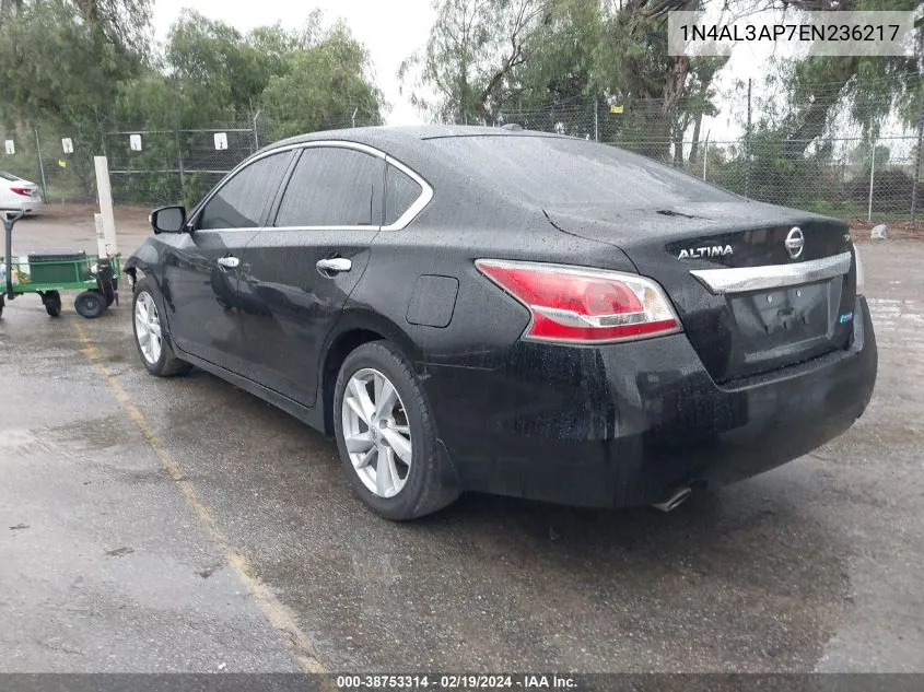 2014 Nissan Altima 2.5 Sv VIN: 1N4AL3AP7EN236217 Lot: 38753314