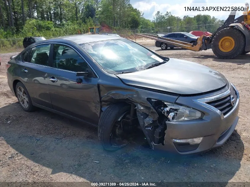 2014 Nissan Altima 2.5 Sv VIN: 1N4AL3APXEN225860 Lot: 39271389