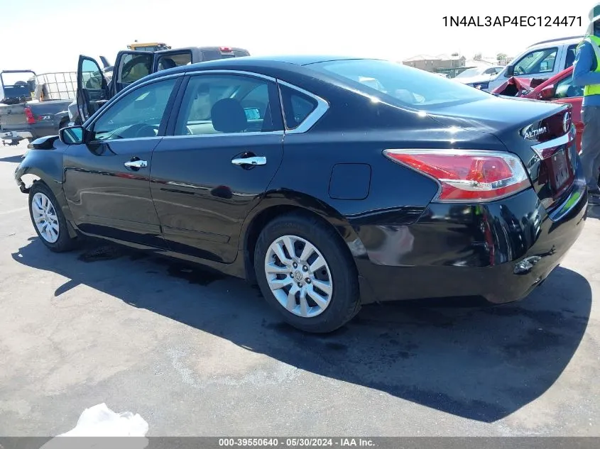 2014 Nissan Altima 2.5 S VIN: 1N4AL3AP4EC124471 Lot: 39550640