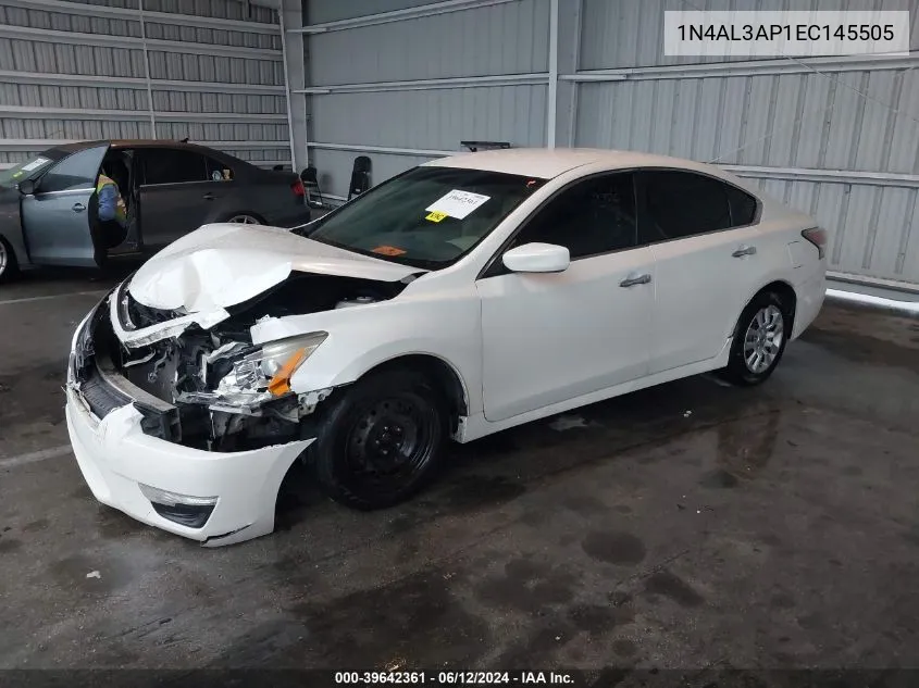 2014 Nissan Altima 2.5 VIN: 1N4AL3AP1EC145505 Lot: 39642361