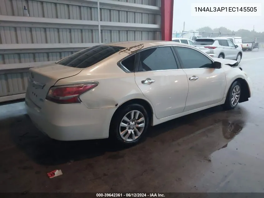 2014 Nissan Altima 2.5 VIN: 1N4AL3AP1EC145505 Lot: 39642361