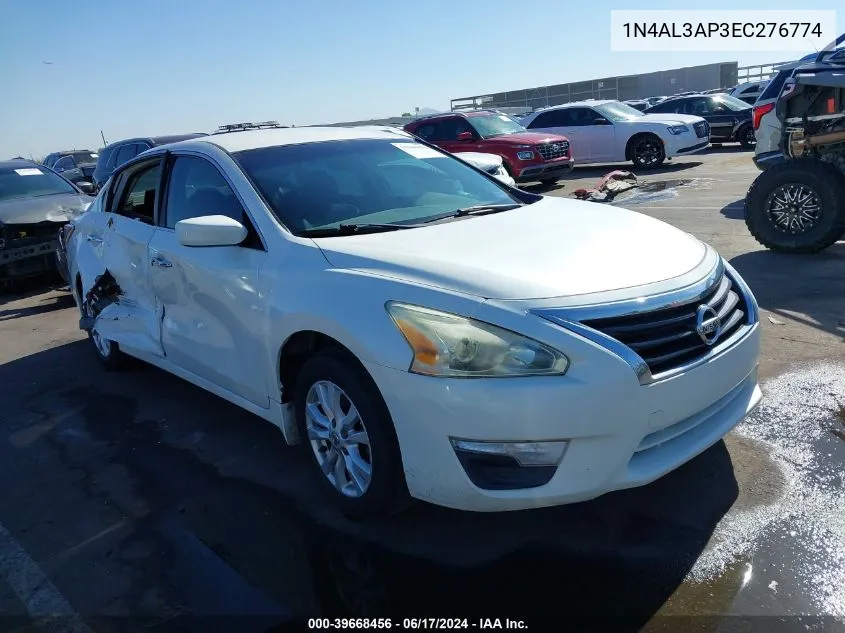 2014 Nissan Altima 2.5 S VIN: 1N4AL3AP3EC276774 Lot: 39668456