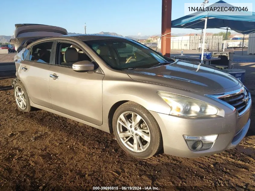 1N4AL3AP2EC407046 2014 Nissan Altima 2.5 Sl