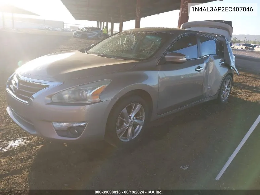 2014 Nissan Altima 2.5 Sl VIN: 1N4AL3AP2EC407046 Lot: 39698815