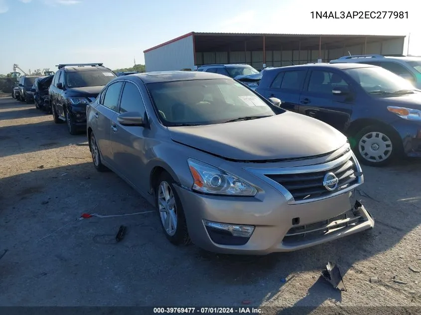 1N4AL3AP2EC277981 2014 Nissan Altima 2.5 Sv