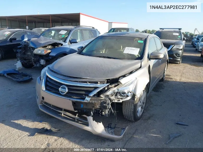 1N4AL3AP2EC277981 2014 Nissan Altima 2.5 Sv