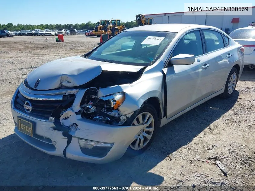 2014 Nissan Altima 2.5 S VIN: 1N4AL3AP4EN330569 Lot: 39777563