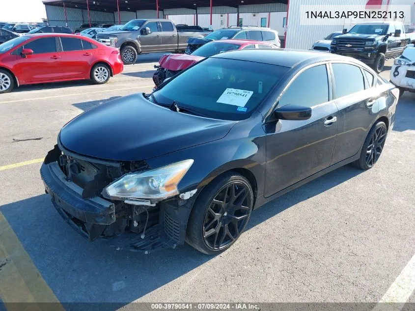 2014 Nissan Altima 2.5 S VIN: 1N4AL3AP9EN252113 Lot: 39790541