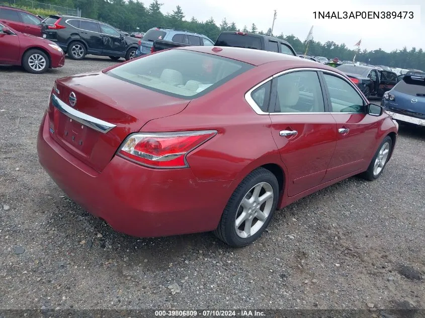 1N4AL3AP0EN389473 2014 Nissan Altima 2.5 S