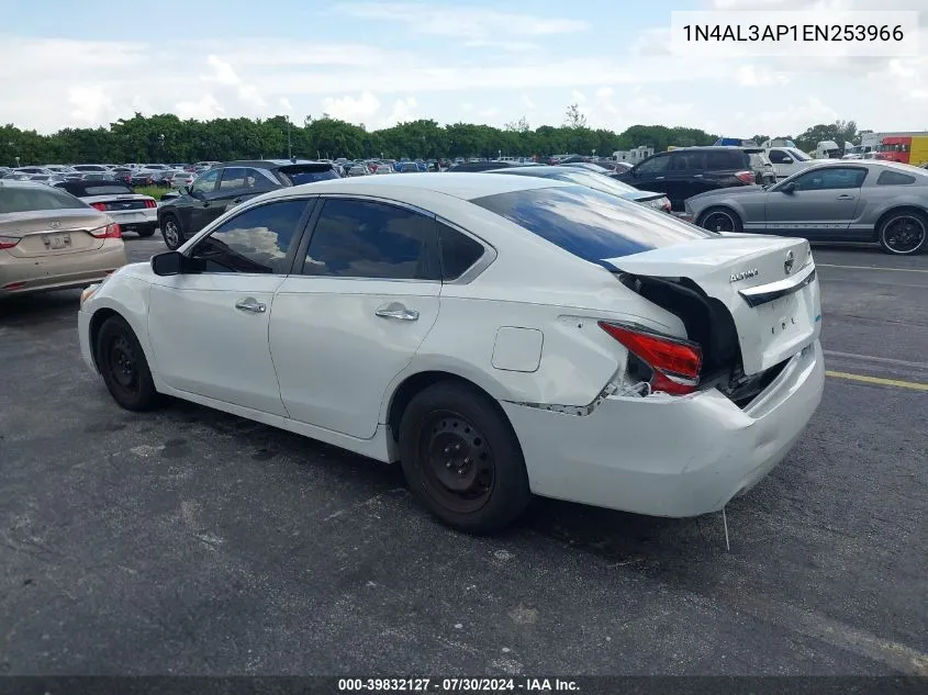 2014 Nissan Altima 2.5 S VIN: 1N4AL3AP1EN253966 Lot: 39832127