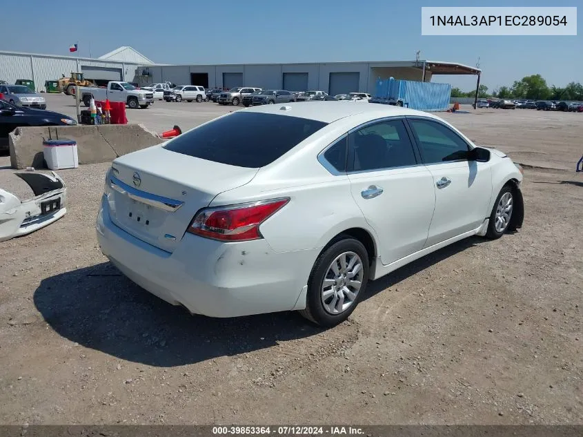 2014 Nissan Altima 2.5 Sv VIN: 1N4AL3AP1EC289054 Lot: 39853364