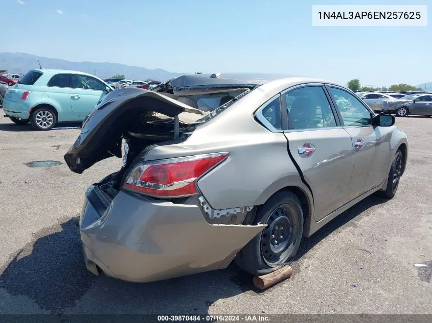 1N4AL3AP6EN257625 2014 Nissan Altima 2.5 S