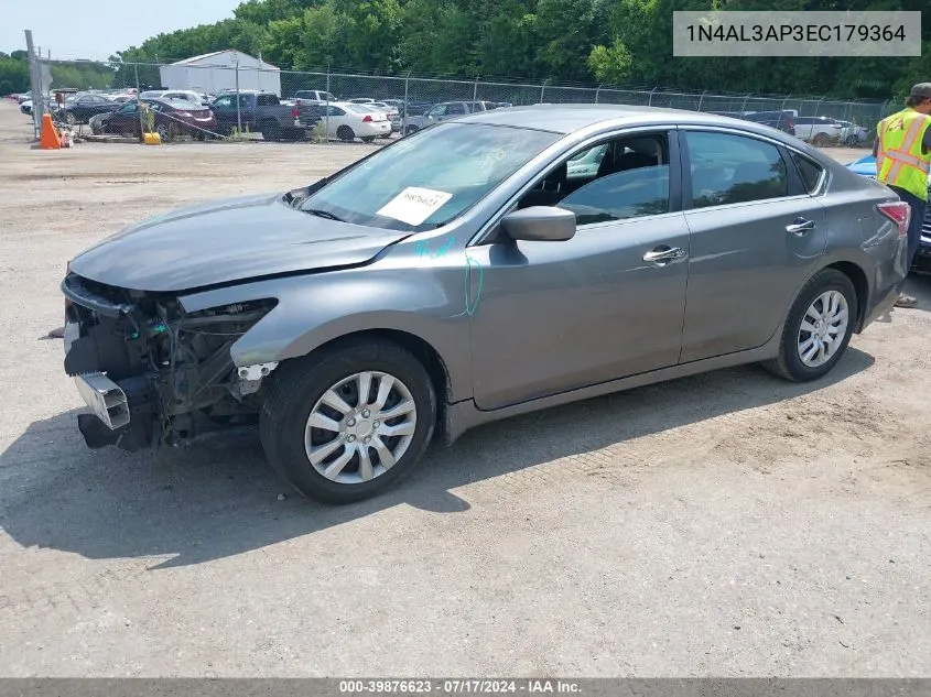 2014 Nissan Altima 2.5 S VIN: 1N4AL3AP3EC179364 Lot: 39876623