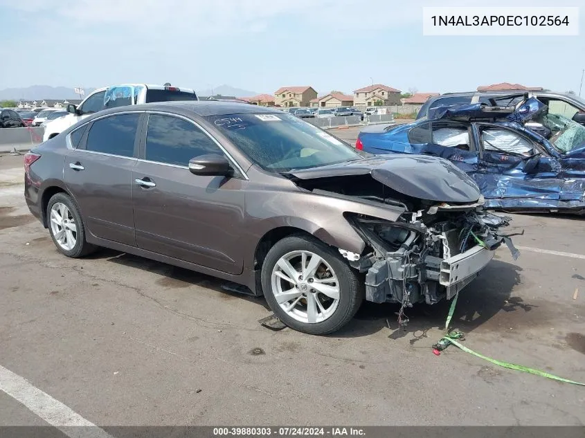 1N4AL3AP0EC102564 2014 Nissan Altima 2.5 Sv