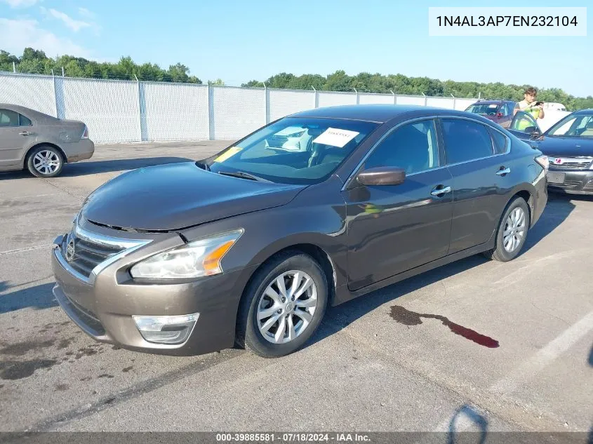 1N4AL3AP7EN232104 2014 Nissan Altima 2.5 S