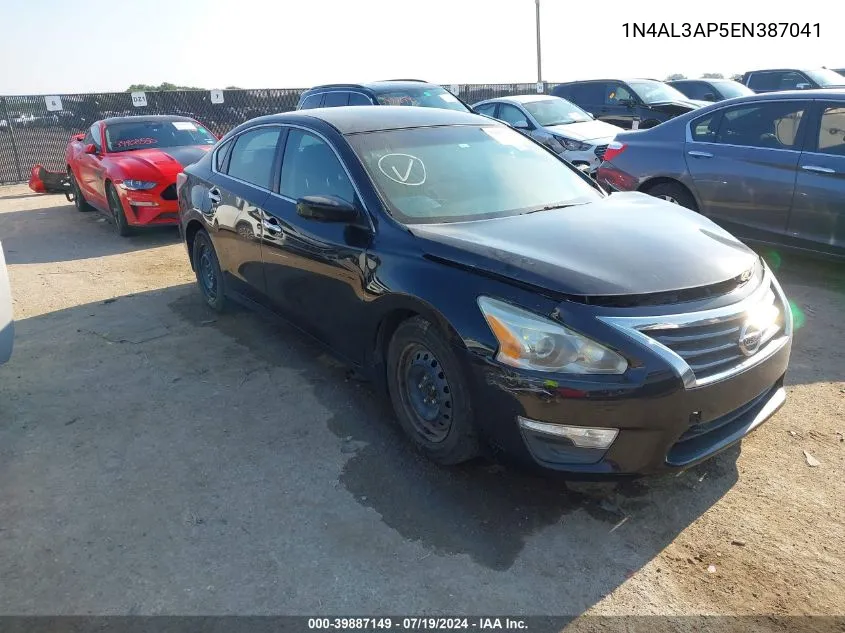 2014 Nissan Altima 2.5 S VIN: 1N4AL3AP5EN387041 Lot: 39887149