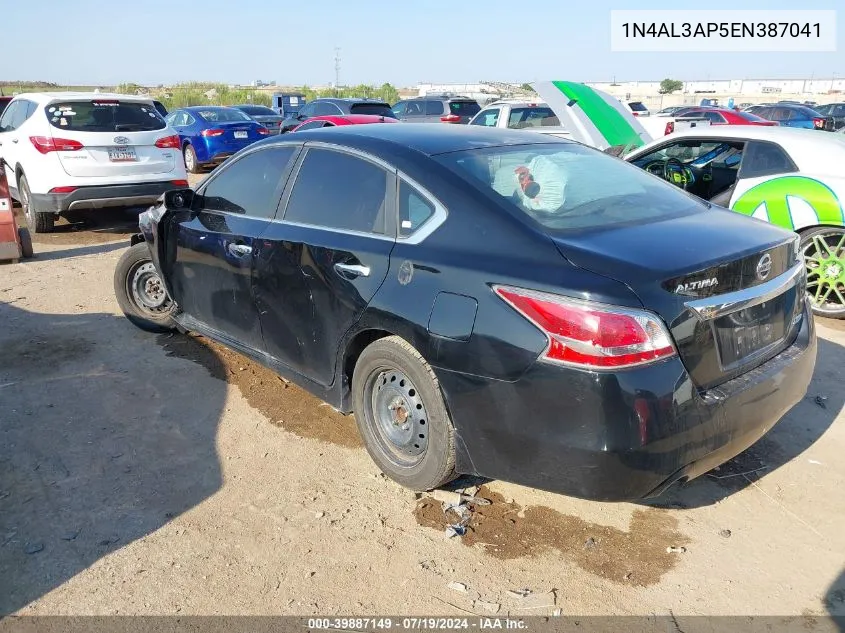 2014 Nissan Altima 2.5 S VIN: 1N4AL3AP5EN387041 Lot: 39887149