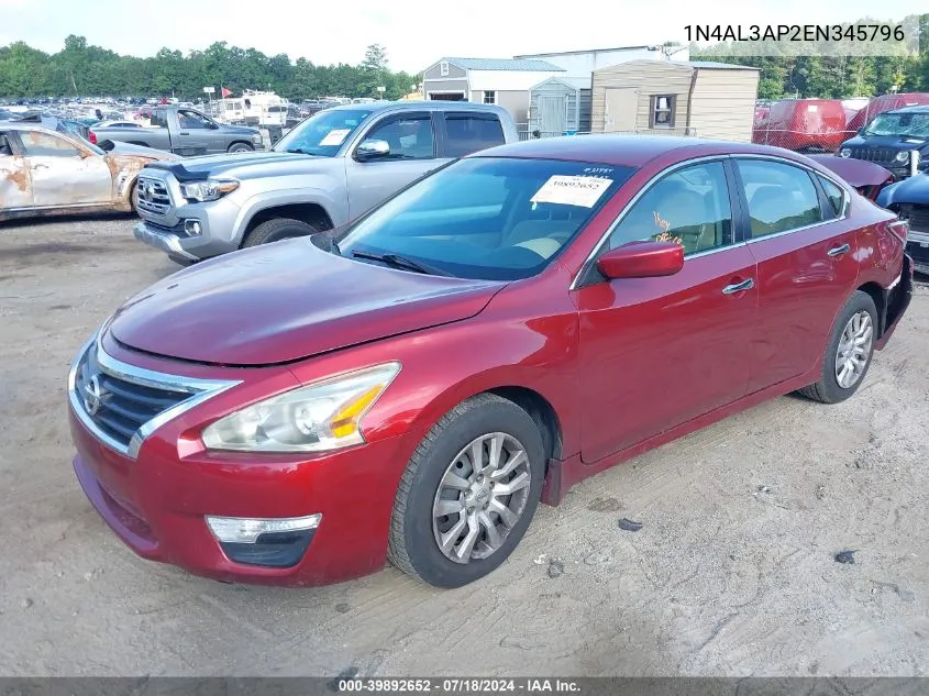 1N4AL3AP2EN345796 2014 Nissan Altima 2.5 S