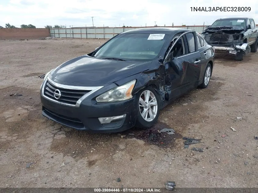 2014 Nissan Altima 2.5 Sv VIN: 1N4AL3AP6EC328009 Lot: 39894446