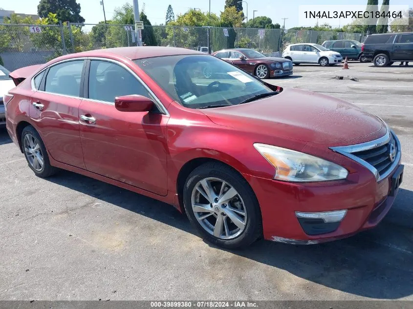 1N4AL3APXEC184464 2014 Nissan Altima 2.5 Sv