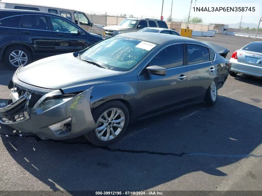 1N4AL3AP6EN358745 2014 Nissan Altima 2.5/2.5 S/2.5 Sl/2.5 Sv