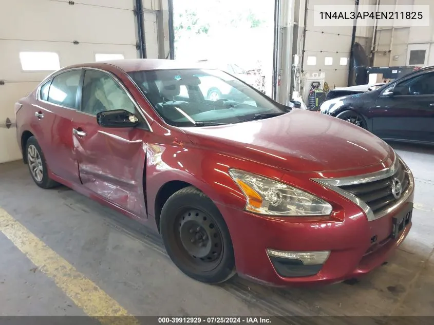 1N4AL3AP4EN211825 2014 Nissan Altima 2.5 S