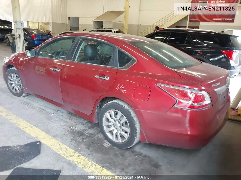 1N4AL3AP4EN211825 2014 Nissan Altima 2.5 S