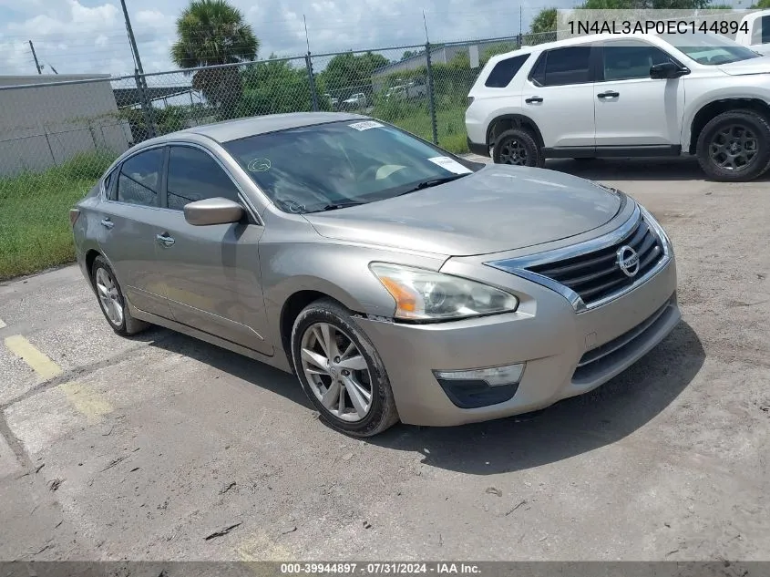 1N4AL3AP0EC144894 2014 Nissan Altima 2.5 Sv