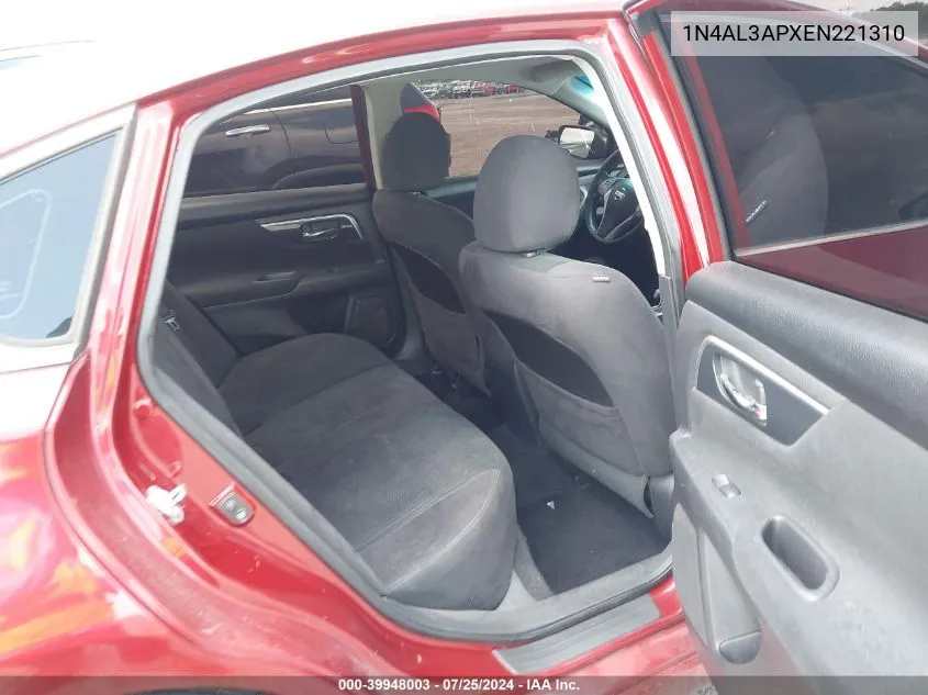 1N4AL3APXEN221310 2014 Nissan Altima 2.5 S