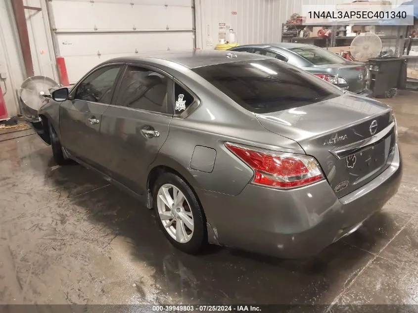 2014 Nissan Altima 2.5 Sv VIN: 1N4AL3AP5EC401340 Lot: 39949803