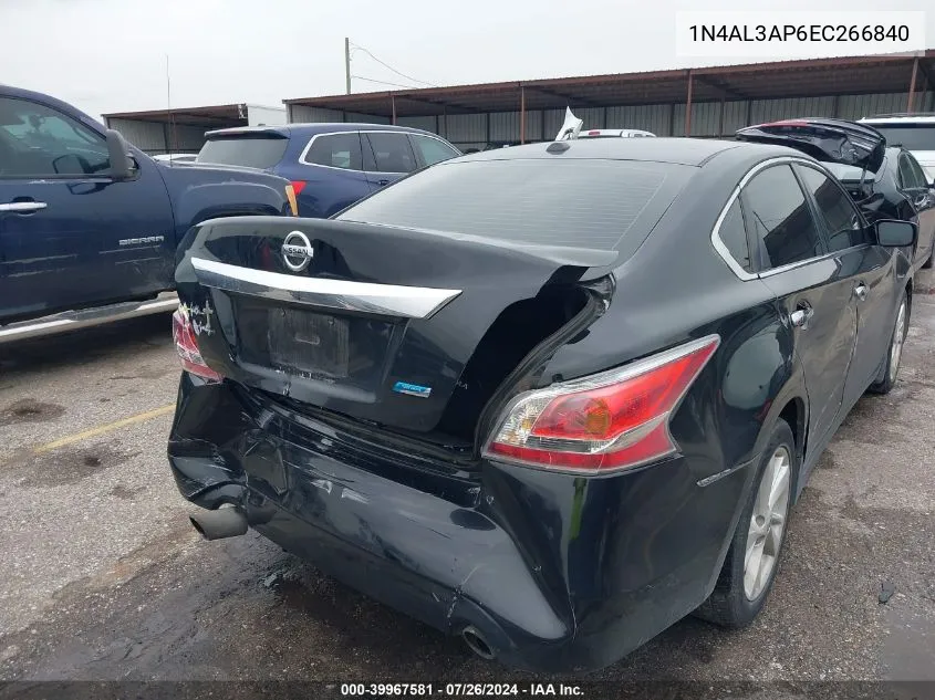 2014 Nissan Altima 2.5 Sv VIN: 1N4AL3AP6EC266840 Lot: 39967581