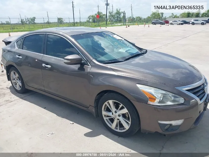 1N4AL3AP0EN365335 2014 Nissan Altima 2.5 Sl