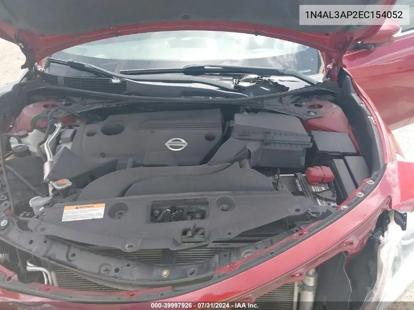 1N4AL3AP2EC154052 2014 Nissan Altima 2.5 Sl