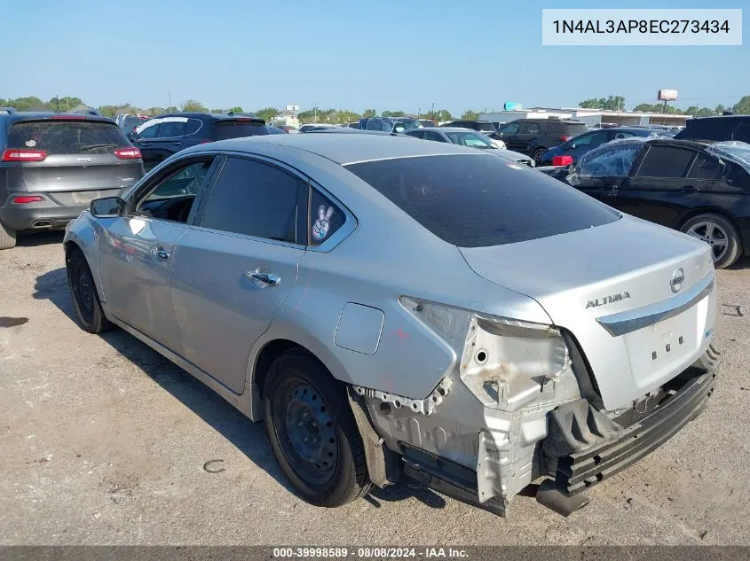 1N4AL3AP8EC273434 2014 Nissan Altima 2.5/2.5 S/2.5 Sl/2.5 Sv