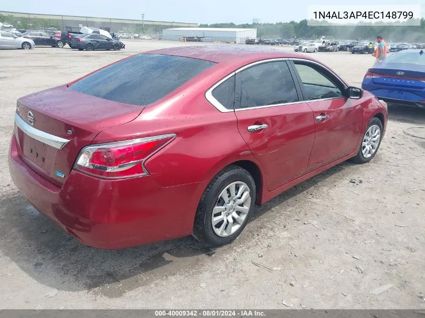 1N4AL3AP4EC148799 2014 Nissan Altima 2.5 S