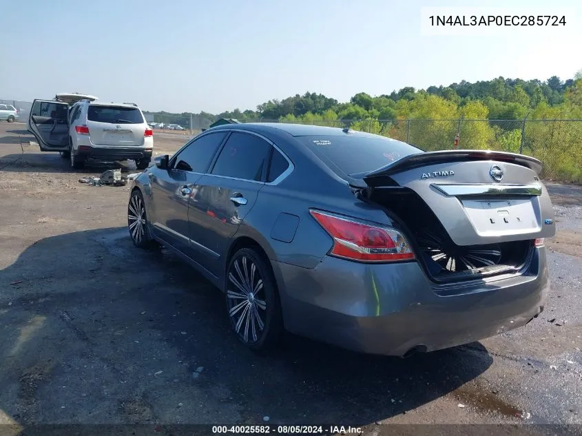 2014 Nissan Altima 2.5 Sv VIN: 1N4AL3AP0EC285724 Lot: 40025582